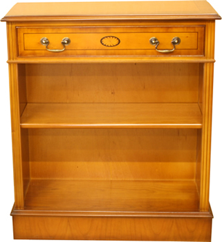 Chiffonier reproduction low open bookcase