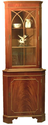 reproduction corner cabinet
