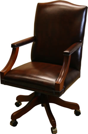 mini gainsborough swivel chair plain