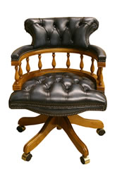 reproduction captains desk chairs