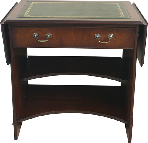 Extending reproduction desk with closed flaps