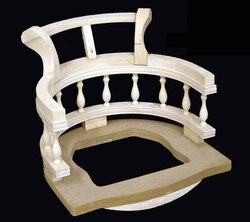 Captain Swivel Desk Chair Frame