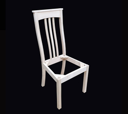 3 Bar High Back Dining Chair Frame