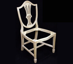 Shield Back Wheatear Single Dining Chair Frame
