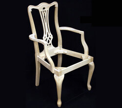 Queen Ann Carver Dining Chair Frame