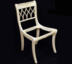 Gothic Single Chair Frame on Legs