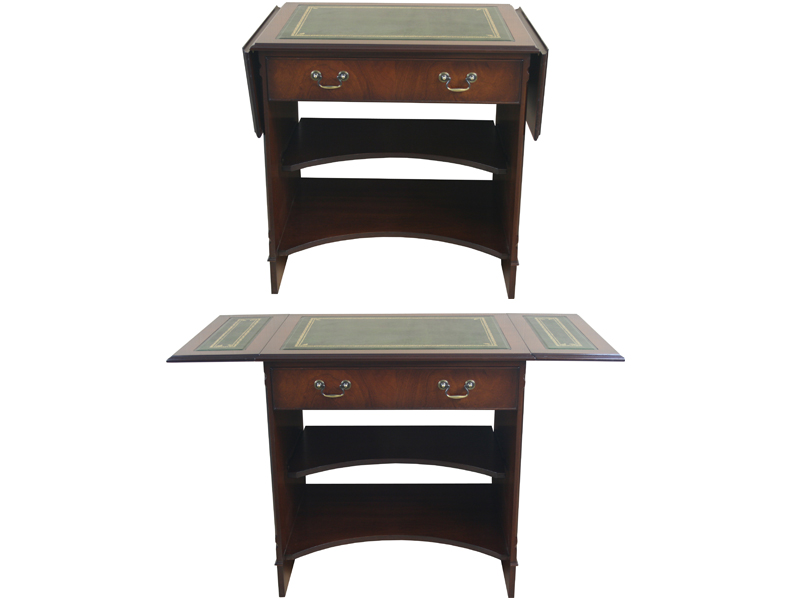 Extendable Computer Desk with Drop Sides