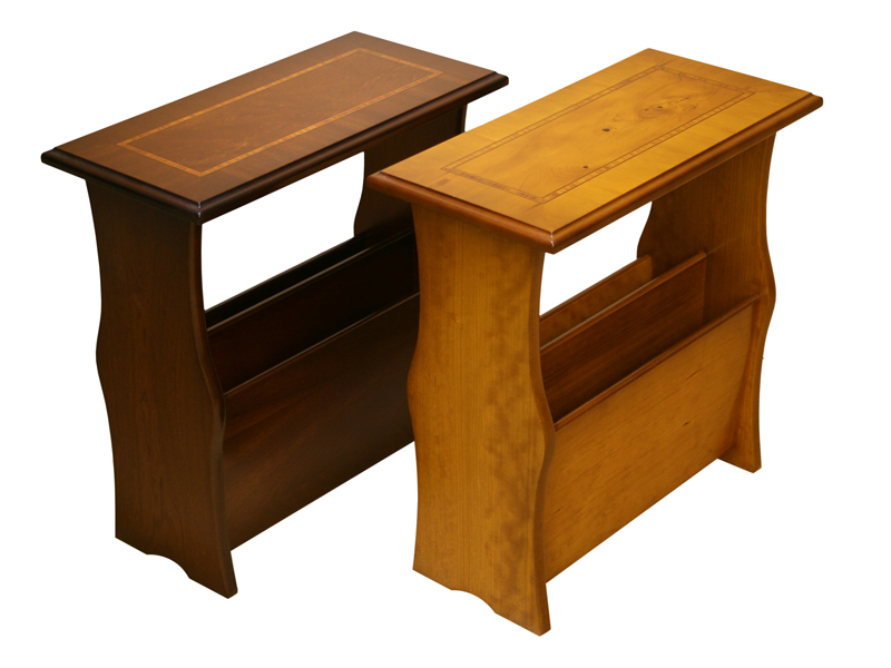 Magazine Tables with Tulip Inlay