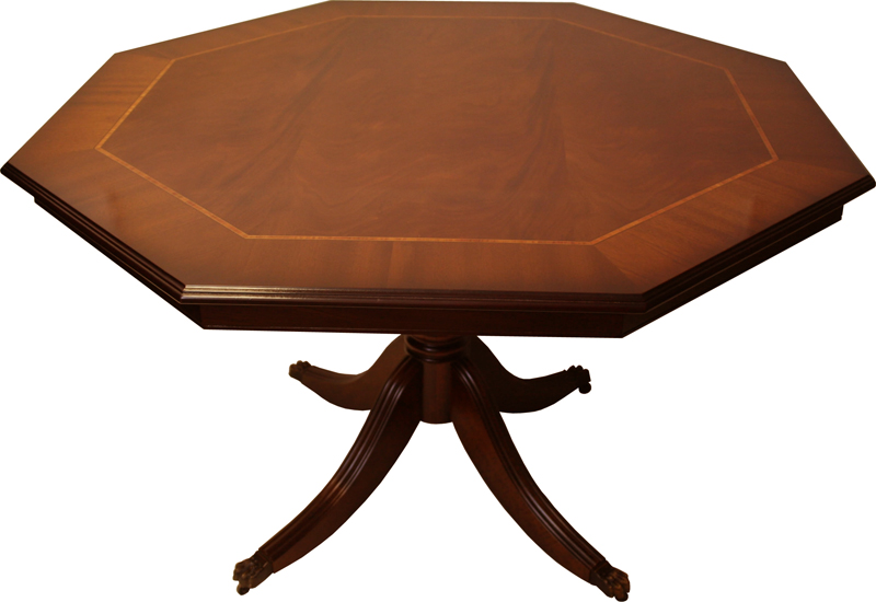Octagonal Breakfast Table Mahogany
