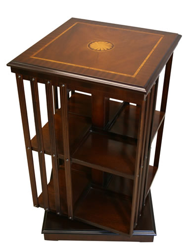 reproduction revolving bookcase