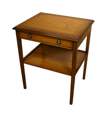 reproduction 2 tier occasional table