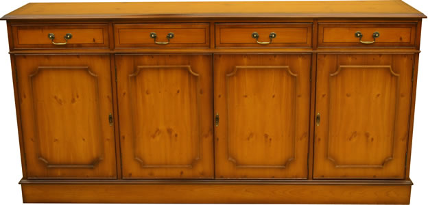 4 door regency reproduction sideboard